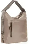 Stylische braune Damen Umh&auml;ngetasche mit verstellbarem Gurt - Braun