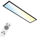 LED Panel CCT WiFi Schwenkbar App 28 W schwarz Metall-Kunststoff Briloner - Schwarz