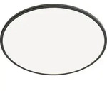 Philips Superslim Deckenleuchte, 15 W, Schwarz, Metall, Kunststoff, IP54, Terrasse,
