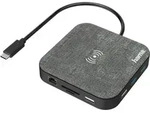Hama 00200134, USB 3.2 Gen 1 (3.1 Gen 1) Type-C, 10,100,1000 Mbit/s, Schwarz, Grau,