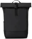 JOHNNY URBAN Laptop Rucksack Harvey Rolltop 16" black - Schwarz