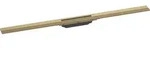 hansgrohe RainDrain Flex Duschrinne 1000mm, brush. bron, Fertigset, k&uuml;rzbar