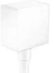 hansgrohe HG Schlauchanschluss DN15 Fixfit Square mit R&uuml;ckflussverhinderer mattweiss