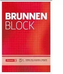 BRUNNEN 1052428 Block "BRUNNEN-Block" A5 kariert - Wei&szlig;