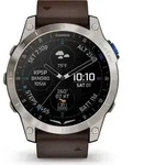 Garmin D2TM Mach 1 010-02582-55 Smartwatch Bluetooth, GPS, Pulsmessung - Braun