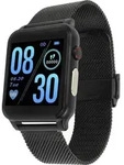 HEYRO FIT 21 Metal Black Smart Watch mit EKG, PPG, Blutdruckmessung, Pulsuhr,