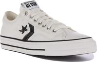 Converse Star Player 76 Schn&uuml;rung Segeltuch Turnschuhe Wei&szlig; Schwarz &ndash; undefined /