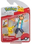 Jazwares PKW2473 - Pok&eacute;mon - Battle Feature Figure - Ash & Pikachu