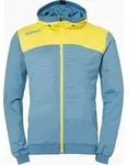 Kempa EMOTION 2.0 KAPUZENJACKE, dove blau/limonengelb - Blau - 4XL