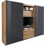 Schwebet&uuml;renschrank Magie Kleiderschrank Ausf&uuml;hrung w&auml;hlbar,Plankeneiche /