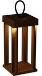 Konstsmide LED Laterne Cannes | rostfarben | Indoor/Outdoor | Aluminum| Akkulaufzeit