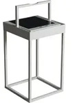 Konstsmide | Portofino Solar/USB-Laterne| wei&szlig; lackiertes Aluminium | 7815-250 -