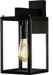 Carpi wall E27 black Up/down - Schwarz/Transparent