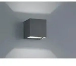 TRIO Wandl. ADAJA grafit IP54 226860242 6W 3000K 480Lm Lichtaustr.verstellbar - Grau