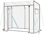 Sekey 200 x 77 x 170 cm Foliengew&auml;chshaus Schr&auml;gdach, Tomaten Gew&auml;chshaus mit