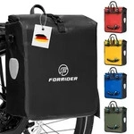 FORRIDER Fahrradtasche wasserdicht f&uuml;r Gep&auml;cktr&auml;ger 22L Volumen -