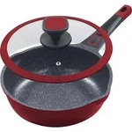 &Oslash;28cm Bratpfanne ca. 8.5 cm hoch KING&reg; Click-Grip Aluguss mit verst&auml;rkter
