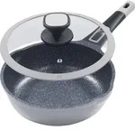 &Oslash;28cm Bratpfanne ca. 8.5 cm hoch KING&reg; Click-Grip Aluguss mit verst&auml;rkter