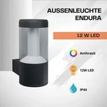 LEDVANCE Endura Style LED Wandleuchte 24cm 11.5W IP44 warmweiss 4058075205017 -