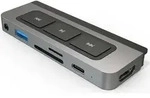 HyperDrive 6-in-1 USB-C Media Hub - Dockingstation - USB-C - HDMI - f&uuml;r Apple