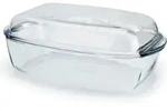 Backform Hitzebest&auml;ndiges Glas Glasbr&auml;ter Auflaufform mit Glasdeckel 7 L PYREX