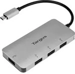 Targus - Hub - 4 x SuperSpeed USB 3.0 - Desktop - Silber