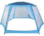 vidaXL Pool-Zelt 660x580x250 cm Blau