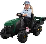 Actionbikes Motors Traktor mit Anh&auml;nger | Kinder Elektrotraktor -...