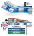 AM Qualit&auml;tsmatratzen | Premium 7-Zonen Taschenfederkernmatratze | 80x190 cm |...