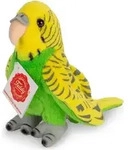 Teddy Hermann Wellensittich, Kuscheltier, Stofftier, Pl&uuml;schtier, Vogel, exotisches