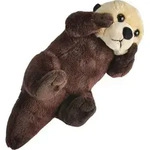 Wild Republic Plusch-Seeotter - 20 cm - mit echtem Sound - Braun