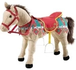 KARUSSELLPFERD beige mit Sound