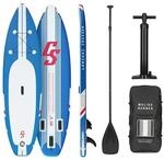 CAPITAL SPORTS Lanikai Cruiser 9.8 aufblasbares Paddelboard SUP-Board-Set, Set:...