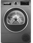 Bosch Serie 6 WQG2450R10, Freistehend, Frontlader, W&auml;rmepumpe, Schwarz, Drehregler,