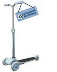 HUDORA Tri Scooter - blue - H&ouml;henverstellbarer & zusammenklappbarer Cityroller f&uuml;r