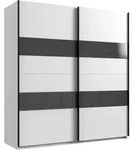 Schwebet&uuml;renschrank Altona Kleiderschrank Ausf&uuml;hrung w&auml;hlbar,wei&szlig; /