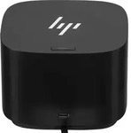 HP Thunderbolt Dock 120 W G4, Kabelgebunden, Thunderbolt 4, Schwarz, Kensington,