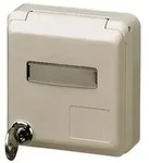 MENNEKES CEE-Steckdose IP44 5p CEE-16A 400V/rt 6h - Grau