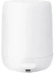 Blomus Treteimer Sono, Abfalleimer, Bad M&uuml;lleimer, Keramik, White, 5 L, 66284 -