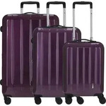 Check.IN 3-tlg. Kofferset LONDON 2.0 mit 4 Rollen - lila - Lila