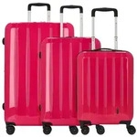 Check.IN 3-tlg. Kofferset LONDON 2.0 mit 4 Rollen - pink - Rosa