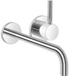 Dornbracht Waschtisch Wand Einhebelmischer mit Einzelrosetten Meta platin matt,
