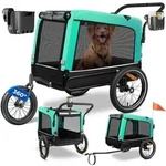 KESSER&reg; Hundeanh&auml;nger Boxer 3-in-1 Hundebuggy & Jogger Fahrradanh&auml;nger gro&szlig; ca.