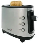 Korona 21304, 1 Scheibe(n), Schwarz, Edelstahl, Tasten, 550 W - Schwarz/Silber