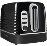 GUTFELS TOAST 3300 C | 1050 Watt | Toastzentrierung | Schwarz - Schwarz