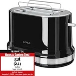 GUTFELS TOAST 2010 S | 2 Scheiben Toaster | 7 Stufen | Schwarz - Schwarz