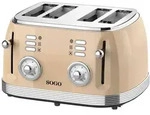 Sogo TOS-SS-5475, 4 Scheibe(n), Beige, Edelstahl, Drehregler, 330 mm, 290 mm - Beige