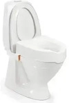 Toilettensitzerh&ouml;hung My-Loo mit Klammern>>>>Ausf.: mit Deckel 10 cm - Wei&szlig;