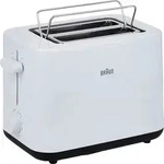 Braun HT1010WH, 2 Scheibe(n), Wei&szlig;, Kunststoff, Drehregler, 900 W, 132 x 35 x 119 mm