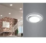 Trio Einbauleuchte AURA &Oslash; 8,2cm Chromfarben - Silber